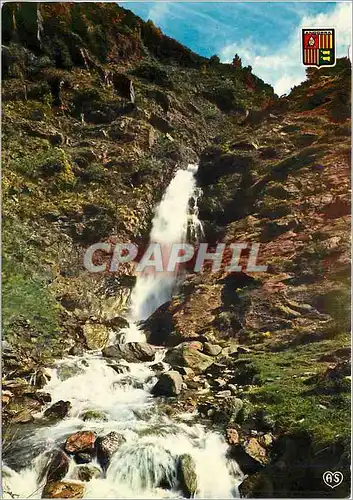 Moderne Karte Valls d'Andorra Canillo La Cascade