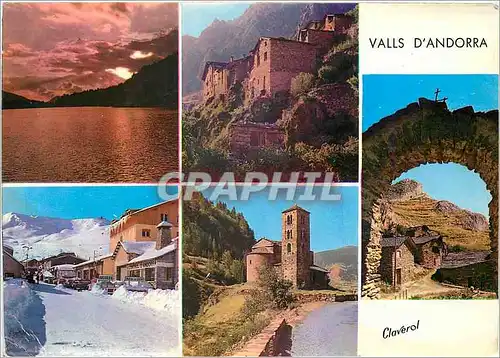 Cartes postales moderne Valls d'Andorra Clavero