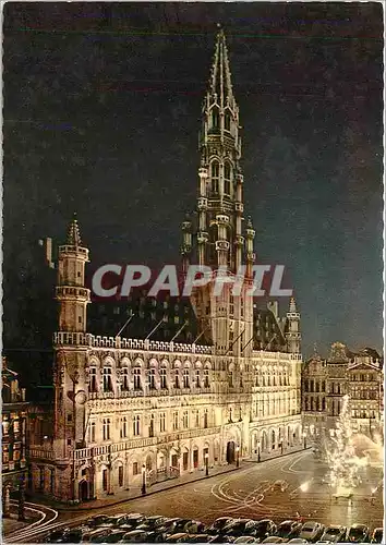 Cartes postales moderne Bruxelles Brussel Grand Place Hotel de Ville