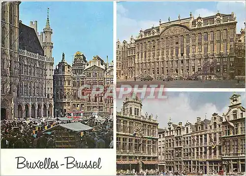 Moderne Karte Bruxelles Brussel