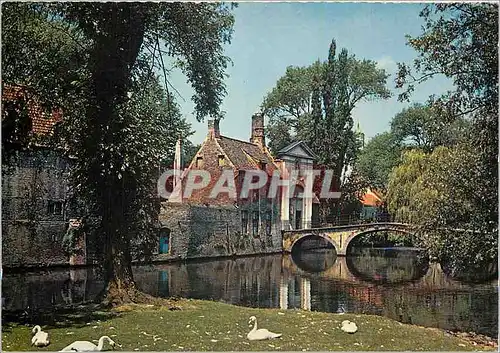 Cartes postales moderne Bruges Entree du Beguinage