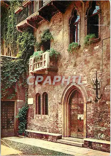 Moderne Karte Verona Maison de Juliette Le Balcon