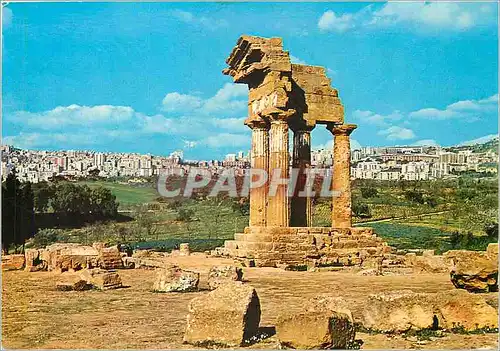 Cartes postales moderne Agrigento Temple de Castor et Pollux Dioscures