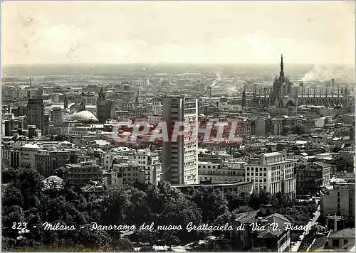 Moderne Karte Milano Panorama dal nouvo Grattacielo