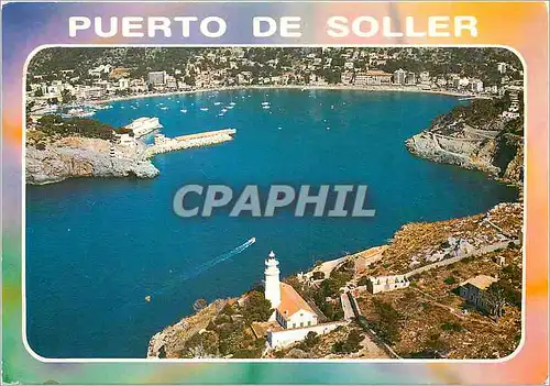 Moderne Karte Mallorca Baleares Espana Puerto de Soller