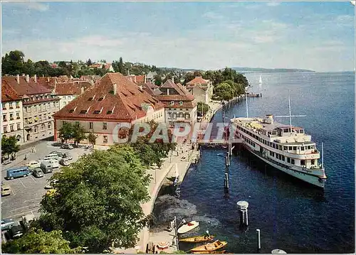 Moderne Karte Uberlingen am Bodensee Bateau