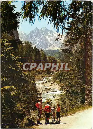 Cartes postales moderne Berchtesgadener Land Blick ins Wimbachtal gegen Palfelhorner