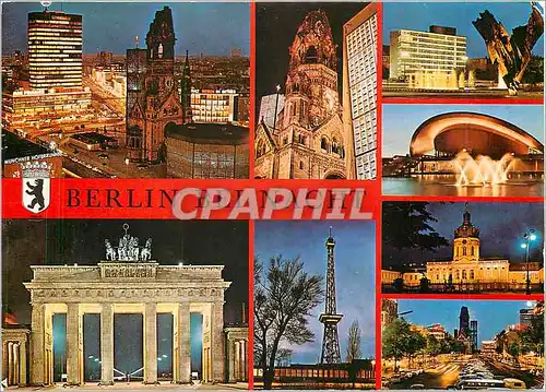 Cartes postales moderne Berlin Belnacht