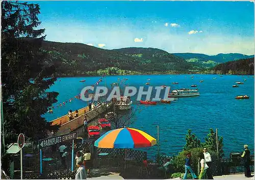 Moderne Karte Saison am Titisee La saison a Titisee