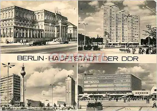 Moderne Karte Berlin Hauptstadt der DDR