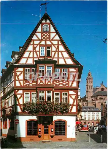 Cartes postales moderne Mainz am Rhein Haus zum grossen Spiegel