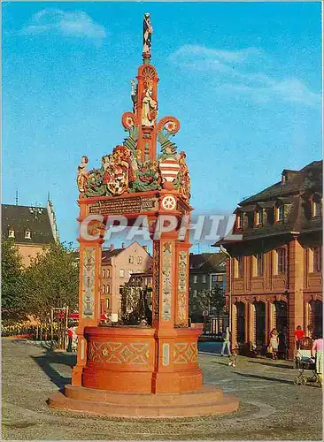 Cartes postales moderne Mainz am Rhein Der Marktbrunnen