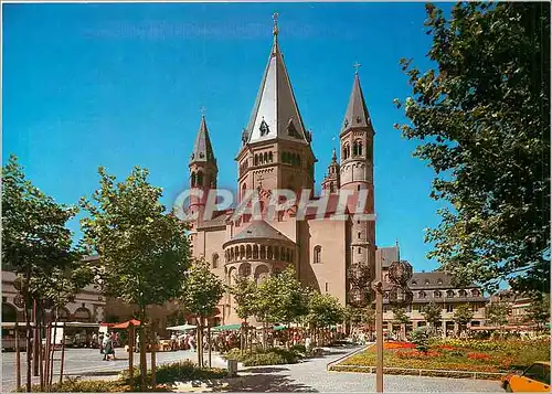 Cartes postales moderne Mainz am Rhein La Cathedrale millenaire