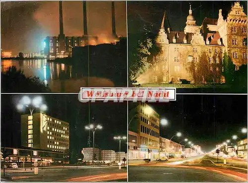 Cartes postales moderne Wolflsburg bei Nacht