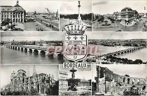 Cartes postales moderne Bordeaux Place de la Bourse