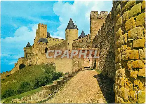 Cartes postales moderne Carcassonne Aude La Cite La Porte d'Aude