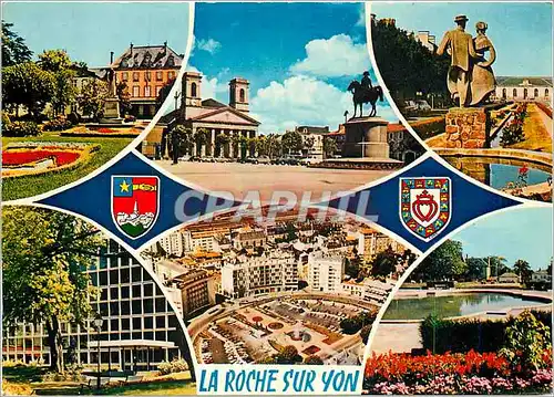 Cartes postales moderne La Roche s Yon Vendee Place de la Vendee Hotel de Ville