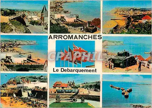 Cartes postales moderne Arromanches Le Debarquement Militaria Tak