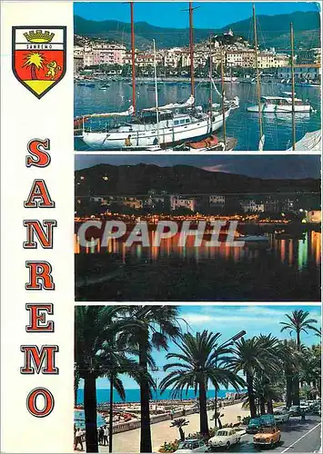 Moderne Karte San Remo