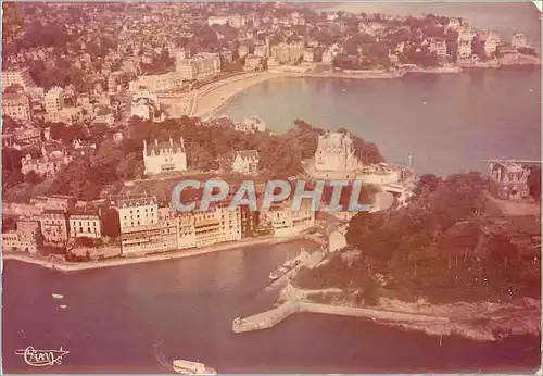 Cartes postales moderne Dinard L et V Les Vedettes La Plage et pointe de la Malouine