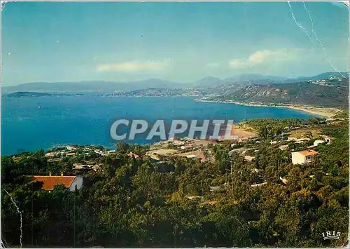 Cartes postales moderne Coti Chiavari Corse Verghia Vue generale Au fond la Tour de l'Isolella