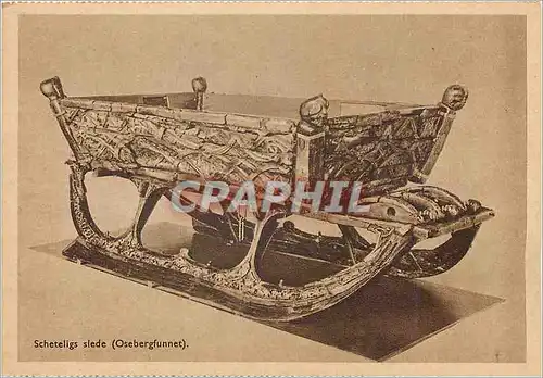 Cartes postales moderne Scheteligs slede Osebergfunnet
