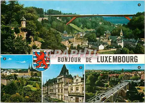 Cartes postales moderne Bonjour de Luxembourg