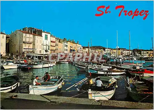 Cartes postales moderne Saint Tropez Le port