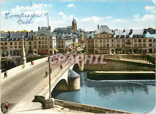 Cartes postales moderne Compiegne Le Pont sur l'Oise