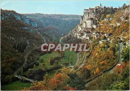 Cartes postales moderne A Travers le Lot Roc Amadour