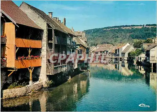 Moderne Karte Les beaux sites du Doubs Franche Comte Vallee de la Loue Ornans Doubs et ses vieilles maisons