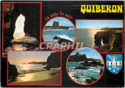 Moderne Karte Quiberon Morbihan