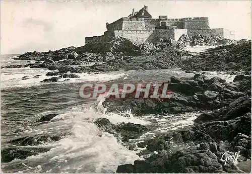 Moderne Karte Saint Malo Ille et Vilaine Le Fort National