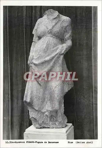 Cartes postales moderne Giovanni Pisano Figure de Danseuse