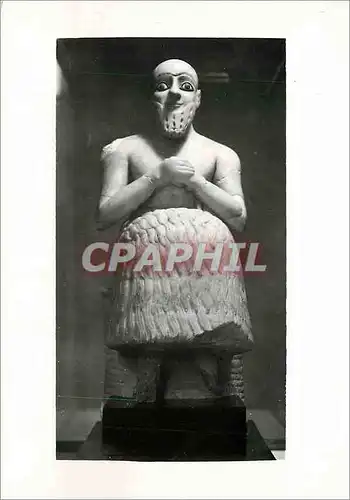 Cartes postales moderne Musee du Louvre Statue de Ebih II Intendant de Mari