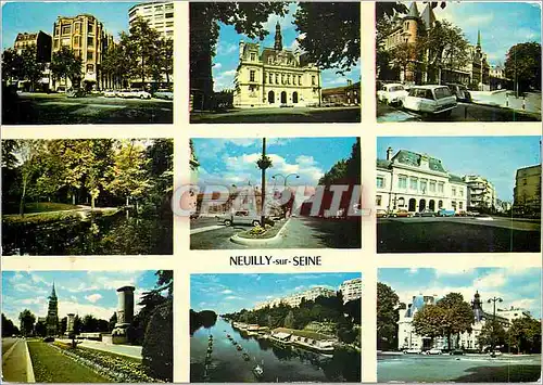 Cartes postales moderne Neuilly sur Seine Divers aspects de la Ville