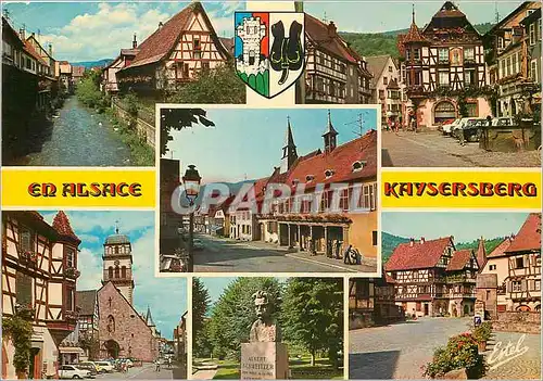 Cartes postales moderne Kaysersberg Haut Rhin Vieilles maisons sur les Bords de la Weiss