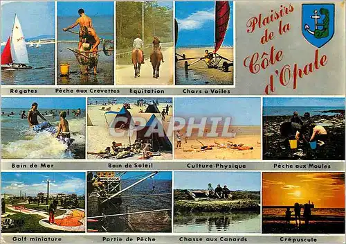 Cartes postales moderne Plaisirs de la Cote d'Opale