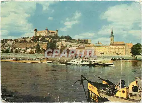 Cartes postales moderne Bratislava view of the Castle from Petrzolka