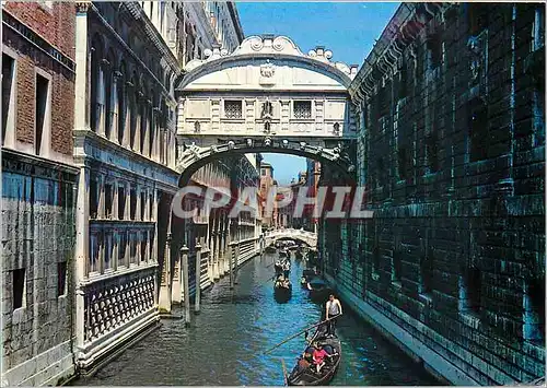 Moderne Karte Venezia Pont des Soupirs