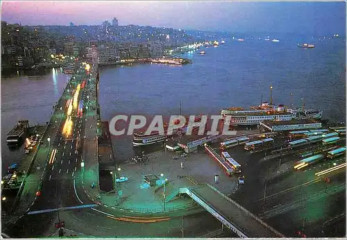 Cartes postales moderne Istanbul Turkiye Le pont de Galata