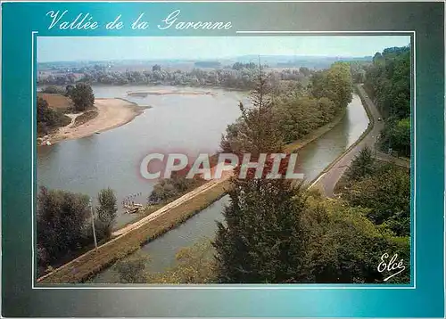 Moderne Karte Vallee de la Garonne Le canal du Midi