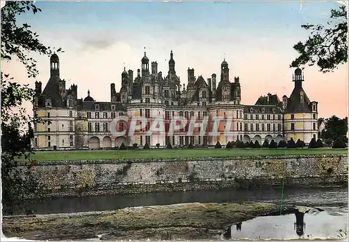 Moderne Karte Loir et Cher Chambord