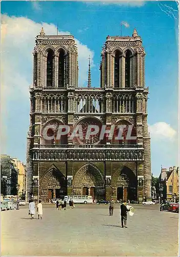 Moderne Karte Sous le Ciel de Paris Notre Dame