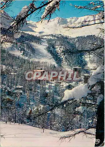 Moderne Karte Station de Sports d'Hiver Vars les Claux
