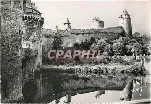 Moderne Karte Fougeres Ille et Vilaine Le Chateau Courtine Nord