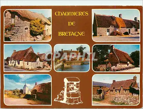 Cartes postales moderne Chaumieres de Bretagne