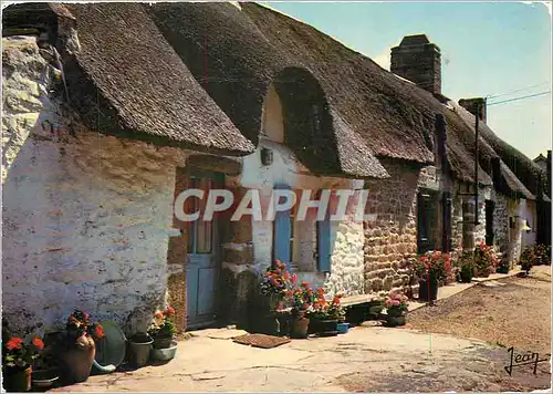 Cartes postales moderne Chaumieres Bretonnes