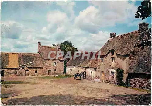 Moderne Karte Chaumieres de Bretagne