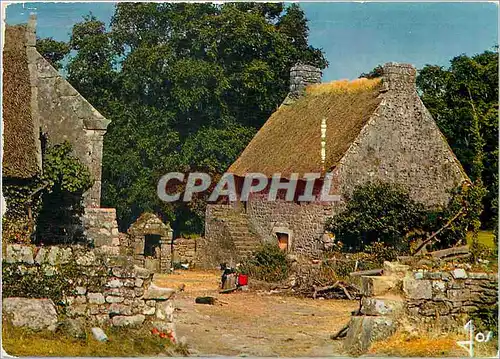 Cartes postales moderne Chaumiere dans la Campagne bretonne